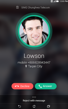 Descargar ASUS Calling Screen Trabajo para Android captura de pantalla 7