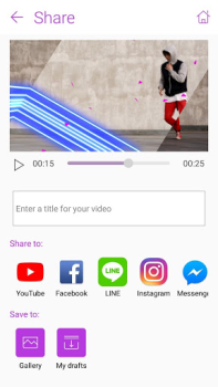 Descargar Редактор слайдшоу MiniMovie Editores y reproductores de video para Android captura de pantalla 5