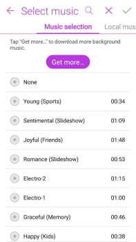 Descargar Редактор слайдшоу MiniMovie Editores y reproductores de video para Android captura de pantalla 6