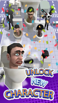 Descargar Skibidi Monstruo Batalla Juegos de acción para Android captura de pantalla 4
