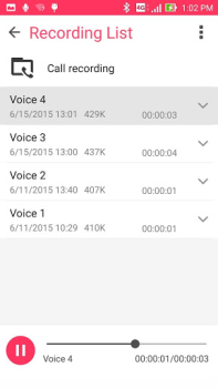 Descargar ASUS Sound Recorder Herramientas para Android captura de pantalla 3