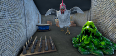 Descargar Evil Chicken: Scary Escape Juegos de acción para Android captura de pantalla 3