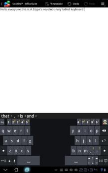 Descargar AI. teclado de la tableta Trabajo para Android captura de pantalla 7