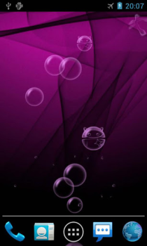 Descargar Bubble Fondo Animado Personalización para Android captura de pantalla 3