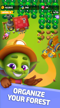 Descargar Goblins Wood: Tycoon Idle Game Simuladores para Android captura de pantalla 3