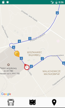 Descargar BusGrodno Mapas y navegación para Android captura de pantalla 2