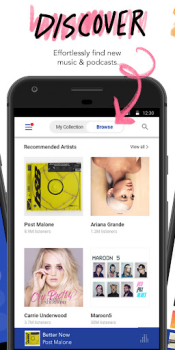 Descargar Pandora - Music & Podcasts Música y audio para Android captura de pantalla 3