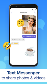 Descargar TextFree: SMS y llamadas a USA Social para Android captura de pantalla 6