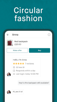 Descargar Vinted: Comprar y vender ropa Compras para Android captura de pantalla 6