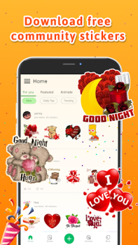 Descargar Personal Sticker WAStickerApps Comunicación para Android captura de pantalla 5