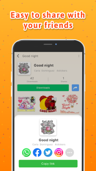 Descargar Personal Sticker WAStickerApps Comunicación para Android captura de pantalla 6
