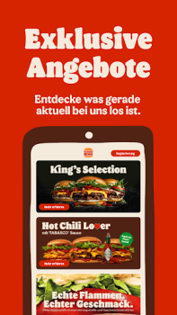 Descargar Burger King Deutschland Comida y bebida para Android captura de pantalla 2