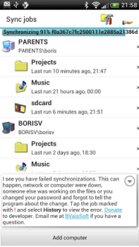 Descargar SyncMe Wireless Herramientas para Android captura de pantalla 6