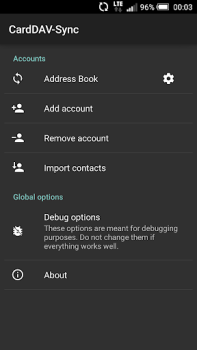 Descargar CardDAV-Sync free Trabajo para Android captura de pantalla 5