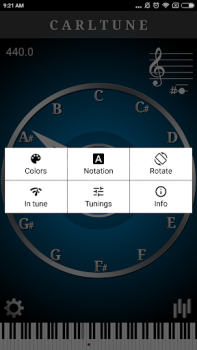 Descargar CarlTune - Chromatic Tuner Música y audio para Android captura de pantalla 3