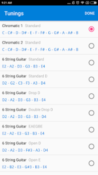 Descargar CarlTune - Chromatic Tuner Música y audio para Android captura de pantalla 6
