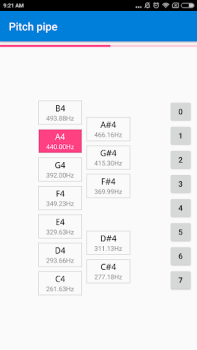 Descargar CarlTune - Chromatic Tuner Música y audio para Android captura de pantalla 7