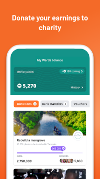 Descargar WeWard - Camina y gana Salud y estado fisico para Android captura de pantalla 3