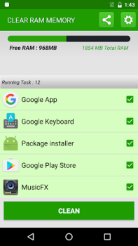 Descargar Clean RAM Memory Herramientas para Android captura de pantalla 2