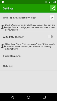 Descargar Clean RAM Memory Herramientas para Android captura de pantalla 3