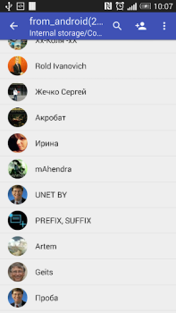 Descargar Contactos VCF Comunicación para Android captura de pantalla 2