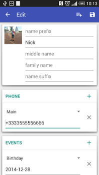 Descargar Contactos VCF Comunicación para Android captura de pantalla 4