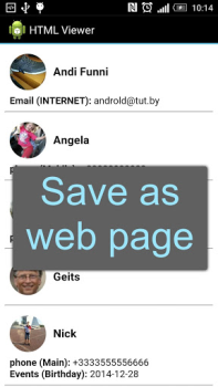 Descargar Contactos VCF Comunicación para Android captura de pantalla 6