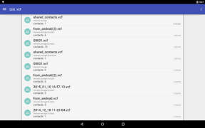 Descargar Contactos VCF Comunicación para Android captura de pantalla 7