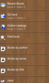 Descargar Cool Reader Libros y referencia para Android captura de pantalla 4