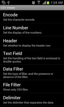 Descargar CSV Viewer Negocio para Android captura de pantalla 2
