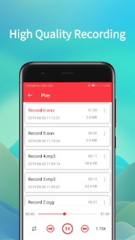 Descargar Audio Recorder Música y audio para Android captura de pantalla 2