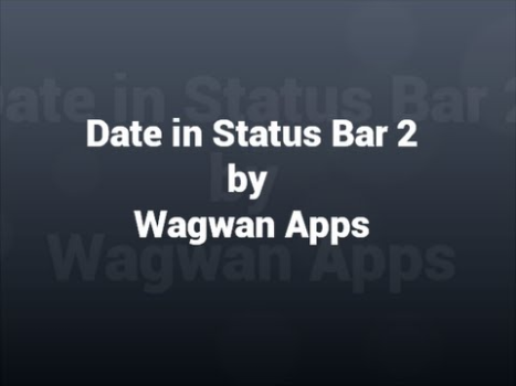 Descargar Fecha barra de estado 2 Trabajo para Android captura de pantalla 4