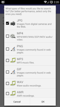Descargar DiskDigger recupera las fotos Herramientas para Android captura de pantalla 6