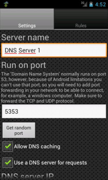 Descargar DNS Server Herramientas para Android captura de pantalla 2