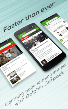 Descargar Dolphin Jetpack - Fast & Flash Comunicación para Android captura de pantalla 6