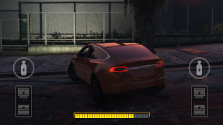 Descargar Model X Tesla Car Parking Game Simuladores para Android captura de pantalla 4