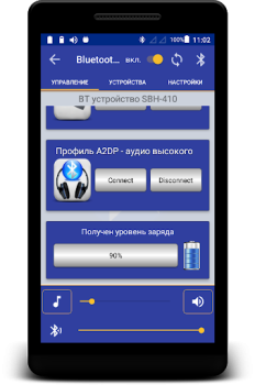 Descargar Bluetooth Audio Widget Battery Negocio para Android captura de pantalla 3