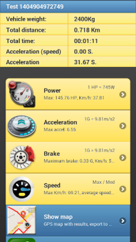 Descargar Car Performance Meter, velocím Mapas y navegación para Android captura de pantalla 4