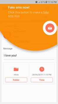 Descargar Fake Call and Sms Entretenimiento para Android captura de pantalla 2