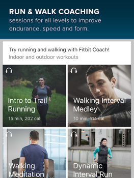 Descargar Fitbit Coach Salud y estado fisico para Android captura de pantalla 2