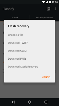 Descargar Flashify (for root users) Herramientas para Android captura de pantalla 2