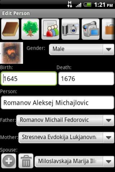 Descargar Arbol genealógico Familia Social para Android captura de pantalla 2