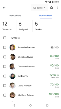 Descargar Google Classroom Educación para Android captura de pantalla 4