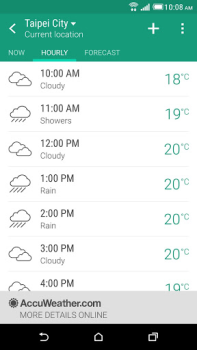 Descargar El Tiempo HTC Clima para Android captura de pantalla 2