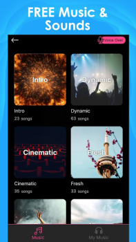 Descargar Intro Maker -video intro outro Editores y reproductores de video para Android captura de pantalla 4