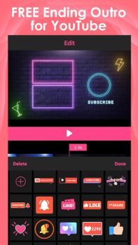 Descargar Intro Maker -video intro outro Editores y reproductores de video para Android captura de pantalla 5