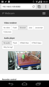 Descargar IP Webcam Editores y reproductores de video para Android captura de pantalla 3