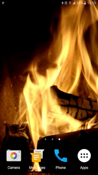 Descargar Fireplace Live Wallpaper Personalización para Android captura de pantalla 4