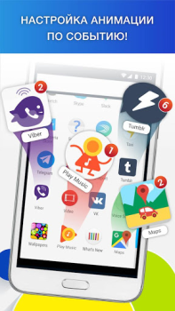 Descargar Lanzador con Iconos en Vivo para Android Personalización para Android captura de pantalla 2