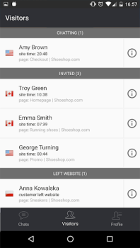 Descargar LiveChat Negocio para Android captura de pantalla 2